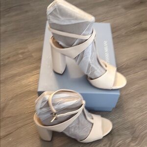 Elegant Cream Women's Heels
